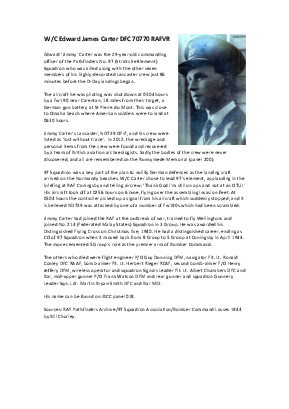 A preview of a PDF biography for Carter, Edward James